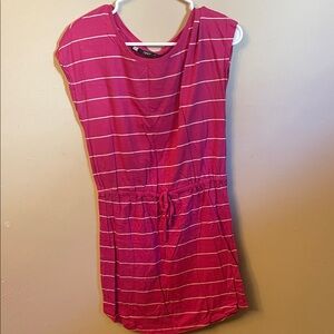 Pink Striped Sleeveless Dress 5/$50